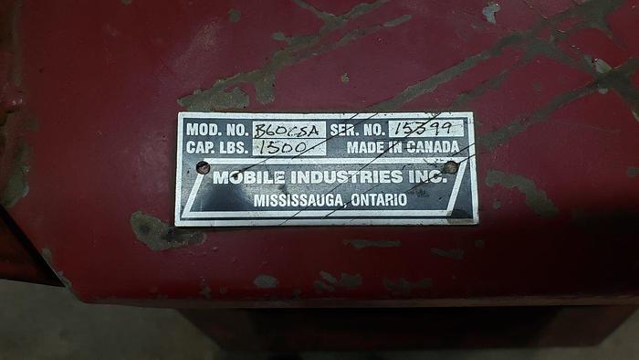 Used Mobile B60CSA Adjustable Hydraulic Stacker