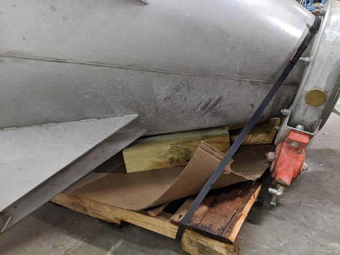 Used 300 Gallon Aluminium Hopper With Load Cells