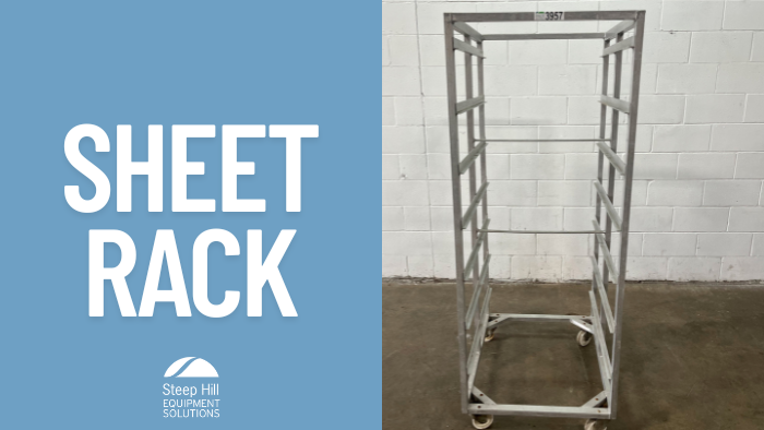 Used Aluminum Bakery Sheet Rack