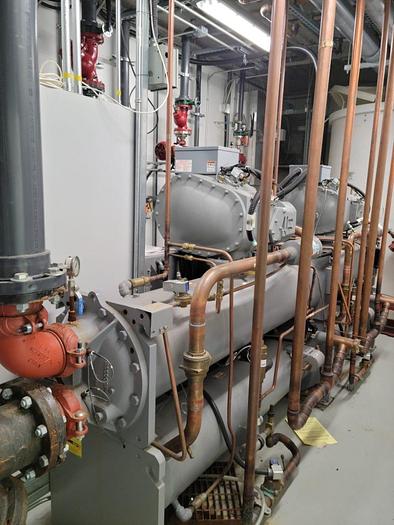 Used 116 ton Chiller with Pumps + 40 ton Crane