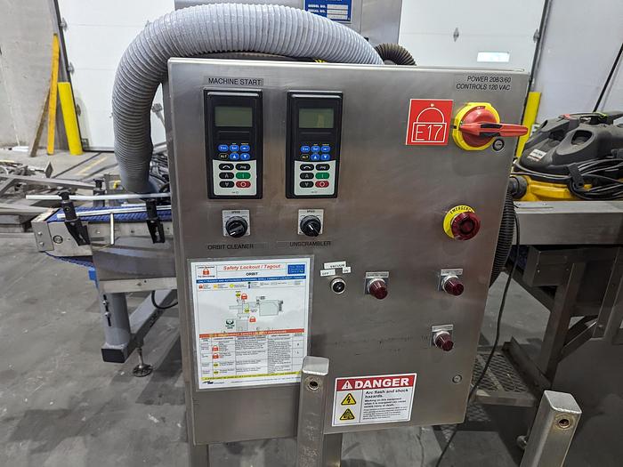 Used McBrady Orbit Bottle Rinser 200