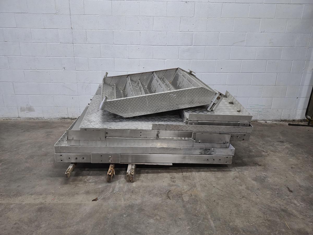 Used Stainless Steel Platform & Stairs