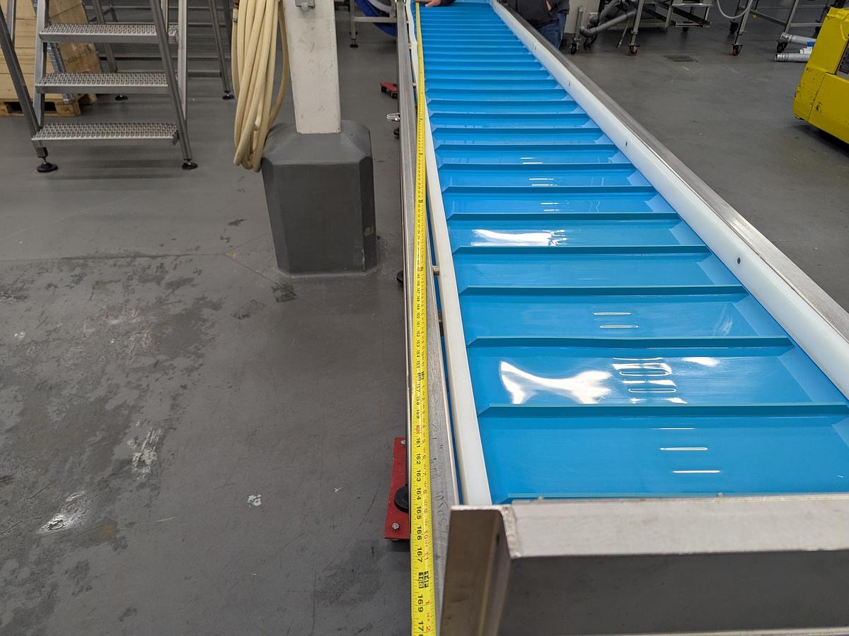 Used Infeed Dog Leg Conveyor