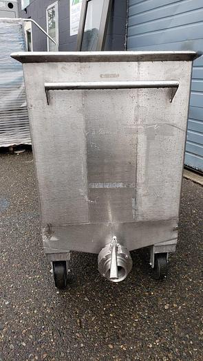 Used 150 Gal SS Rolling Tank