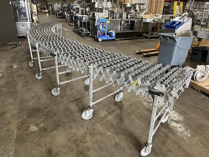 Used NestaFlex 376 Flexible Gravity Conveyor