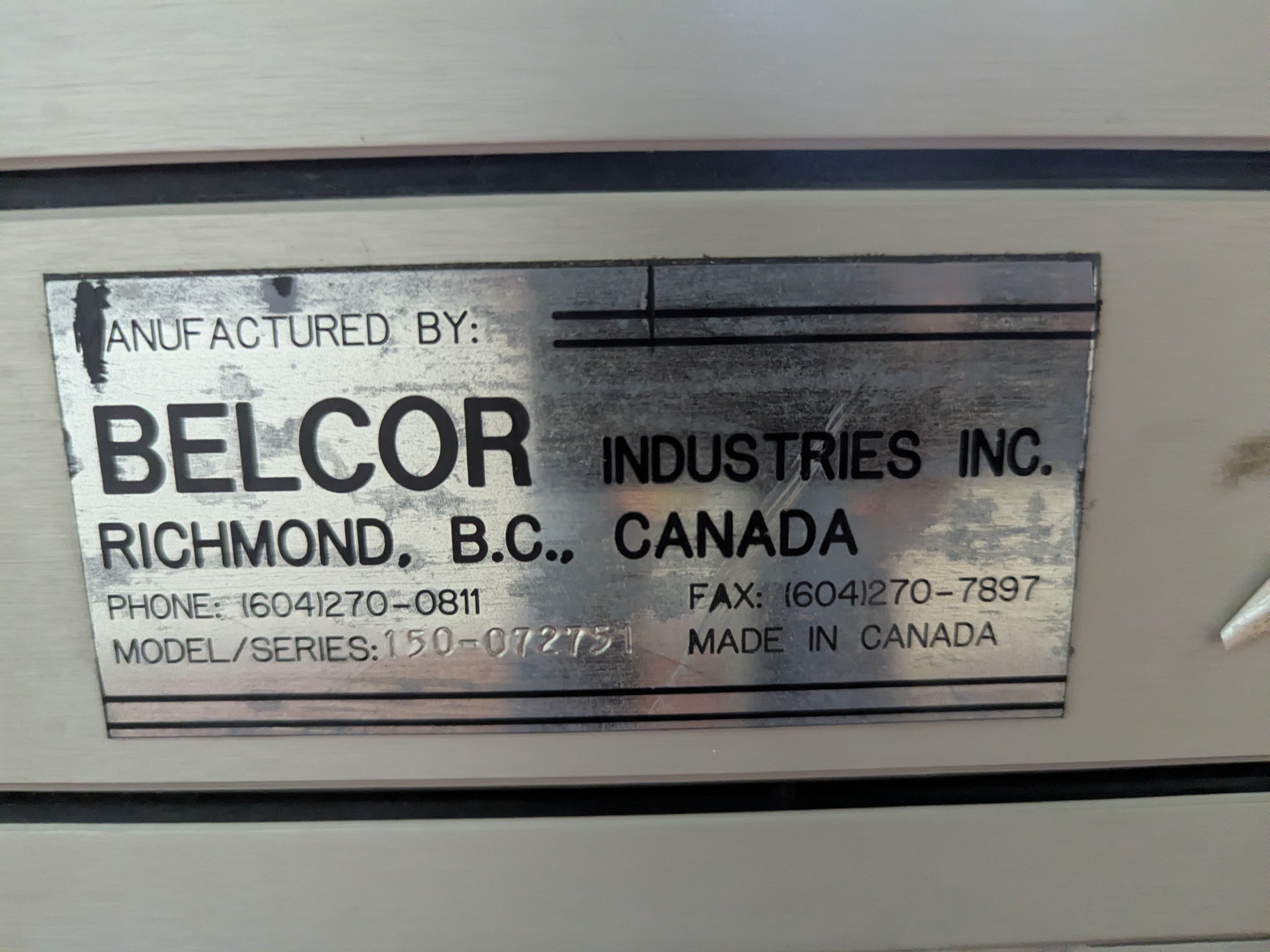 Used Belcor 150 Case Sealer