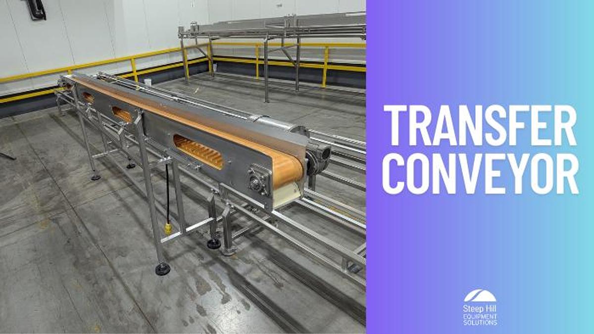 Used 14'L 6''W Transfer Conveyor