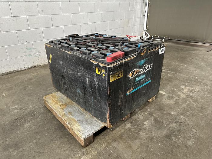 Used Deka MaxPowr 48V Forklift Battery