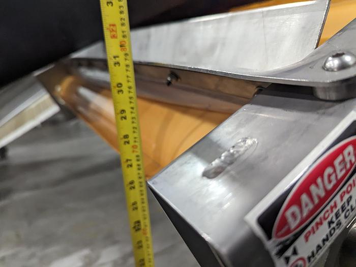 Used Incline Conveyor with Modular Belt