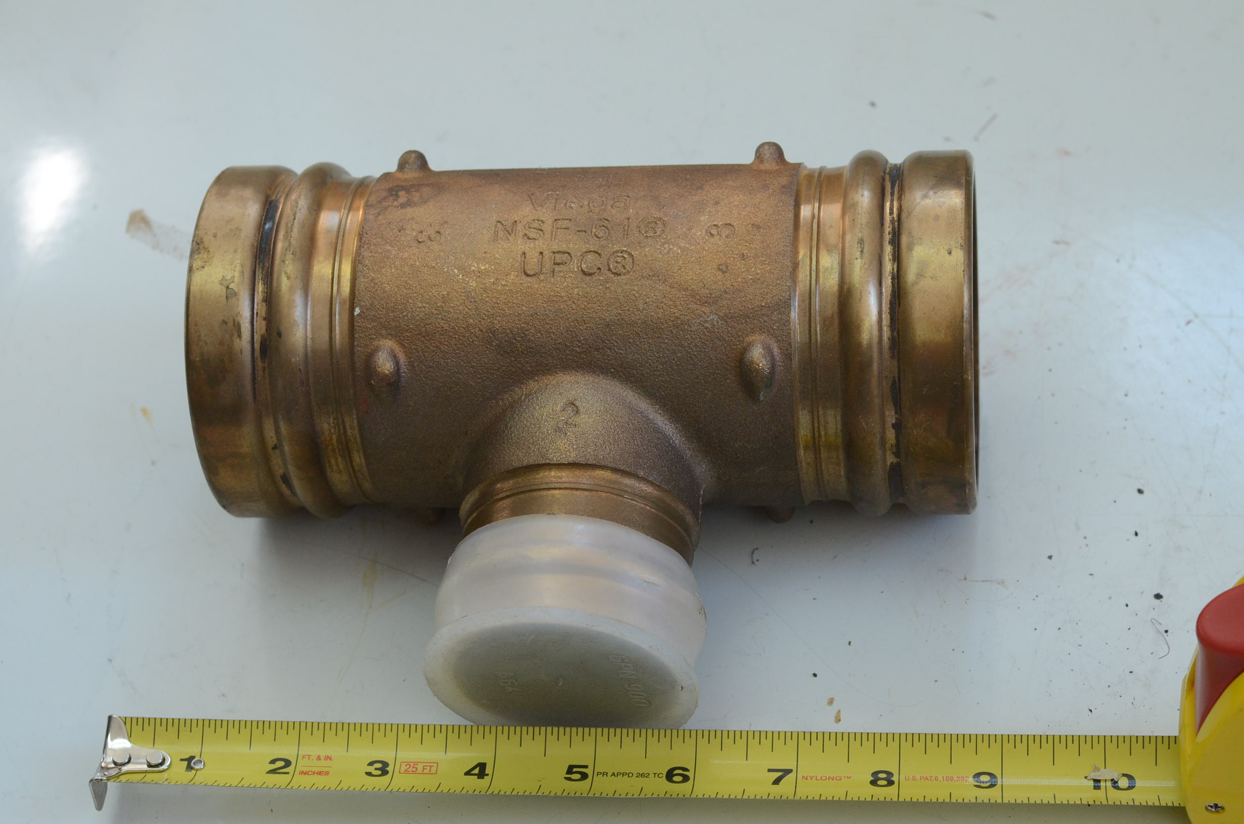Used Vecga NSF-61 UPC 3' - 2" Brass Pipe
