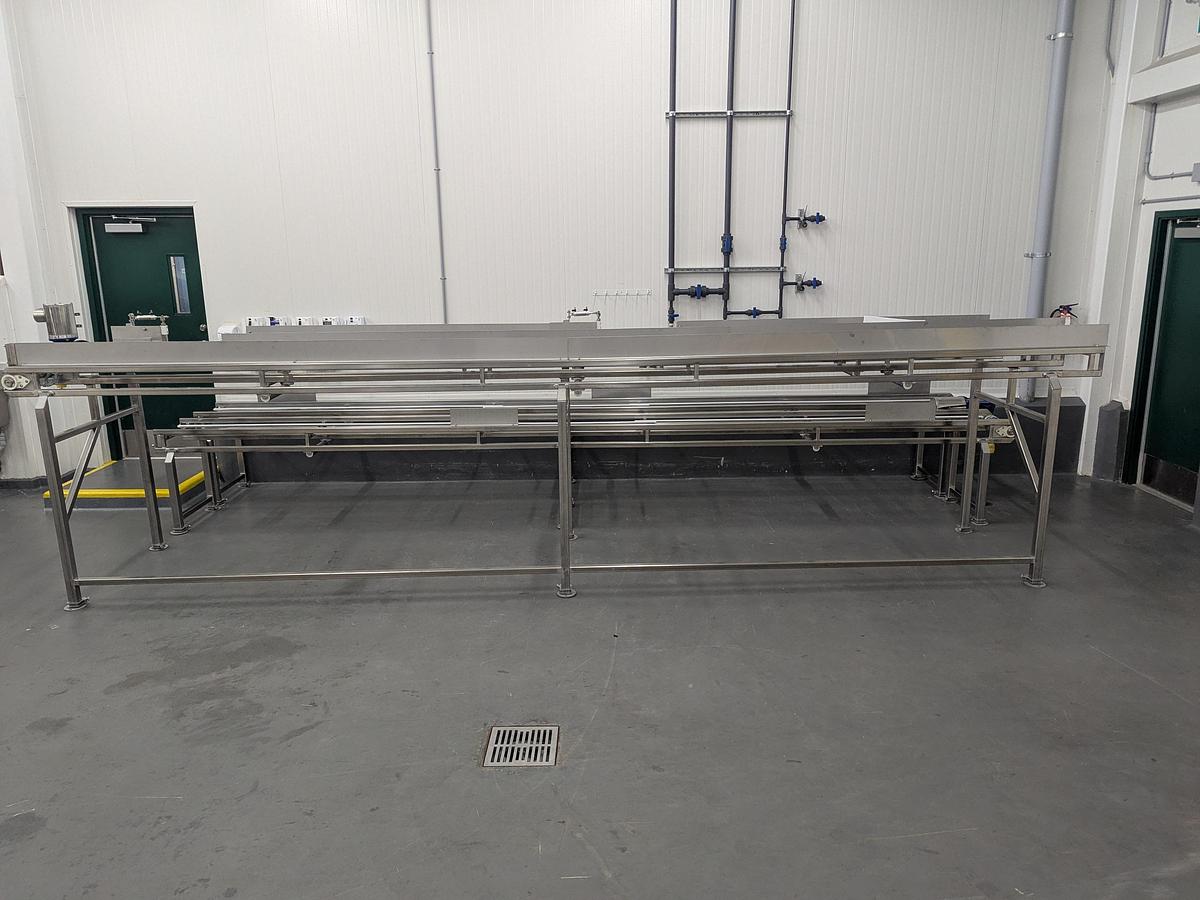 Used Apple Infeed Conveyor System