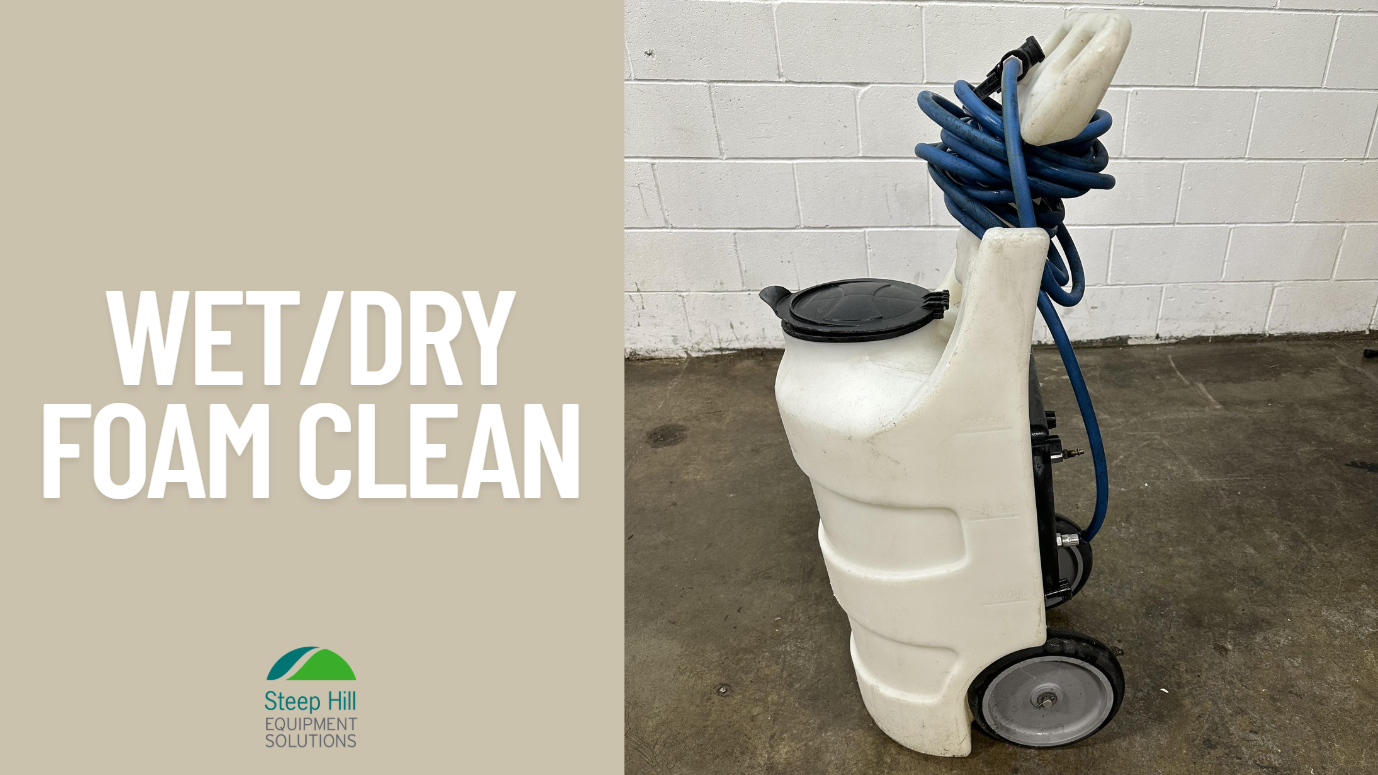 Used Wet/Dry Foam Clean