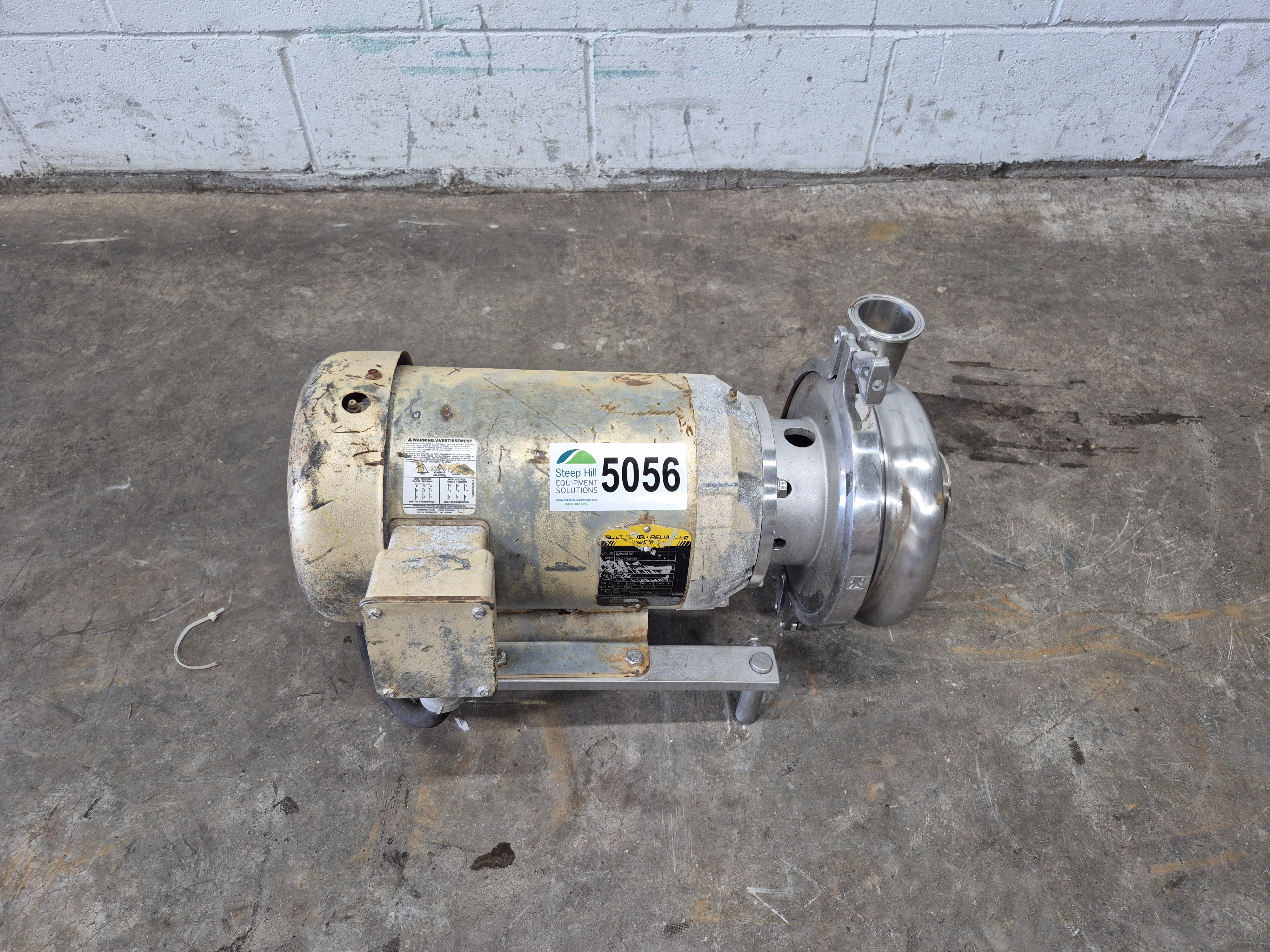 Used SS 5 HP Centrifugal Pump 