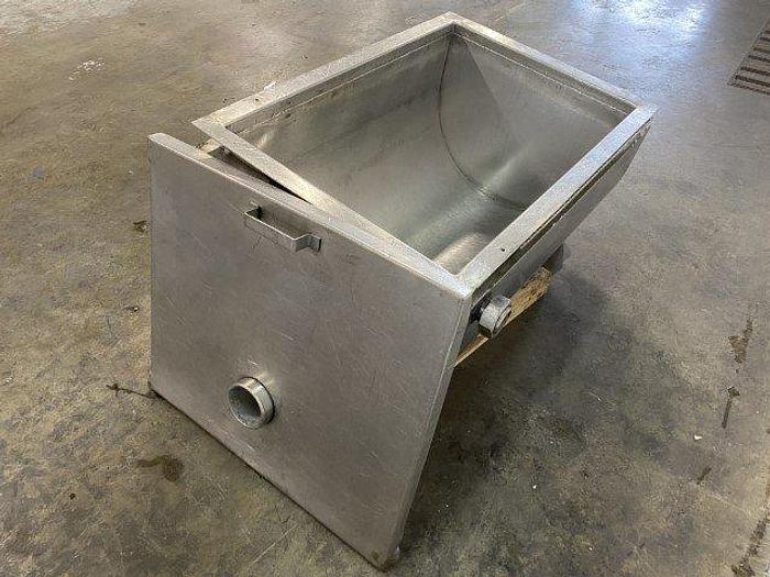 Used Jacketed Half-Cylinder Tank