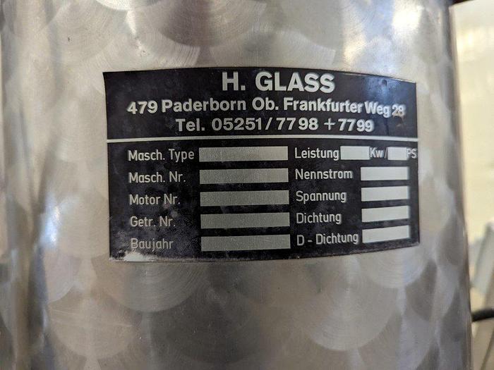 Used H. Glass Vacuum Meat Tumbler