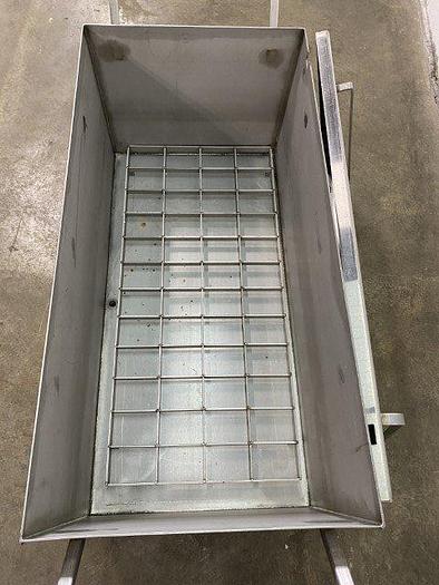 Used SS Heavy Duty Lidded Bin