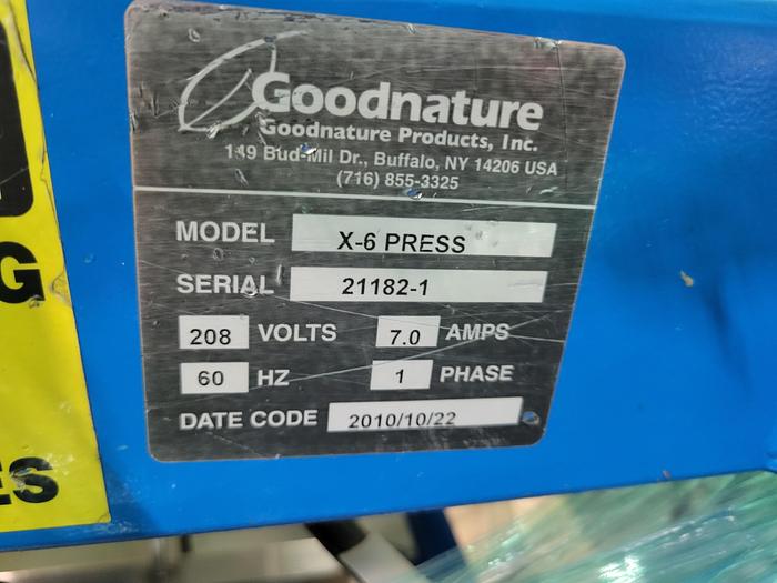 Used Goodnature X-6 Cold-Press Juicer