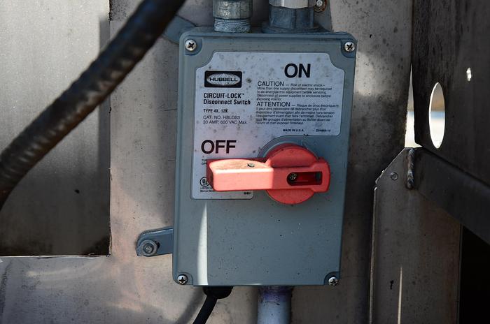 Used Heller 2000L Continuous Tumbler