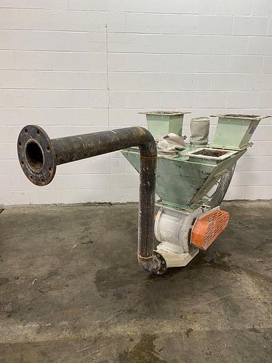 Used Nishimura Divide Hopper with Kice Airlock