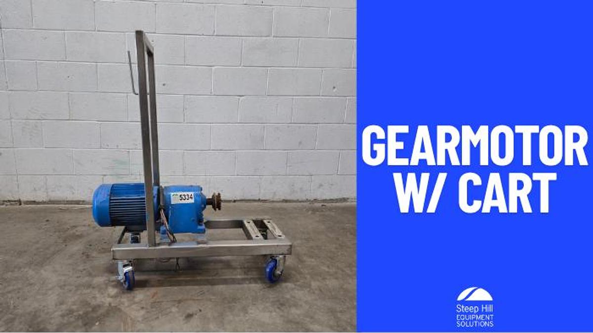 Used Sew-Eurodrive R60A Gearmotor with Cart