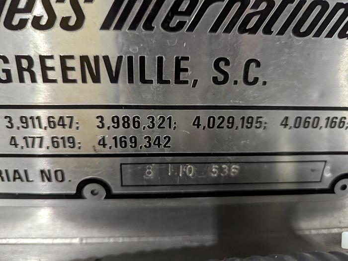 Used Harness Model 825 Drop Case Packer