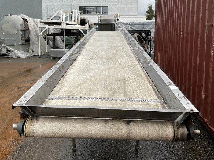 Used 15.5'L Incline Conveyor