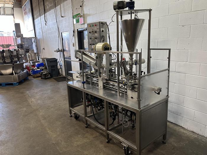 Used 2000 Pack Line Ltd PXG-1 Linear Cup Filler