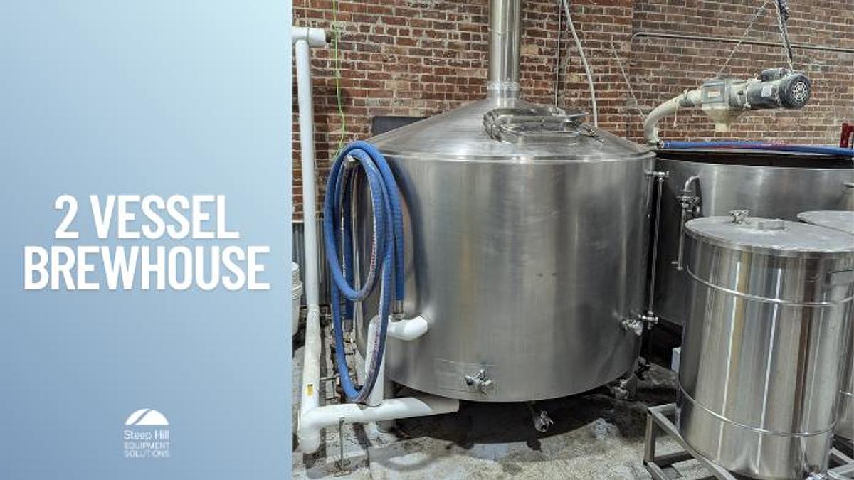 Used 2 Vessel 15BBL Brewhouse