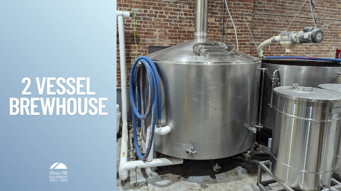 Used 2 Vessel 15BBL Brewhouse