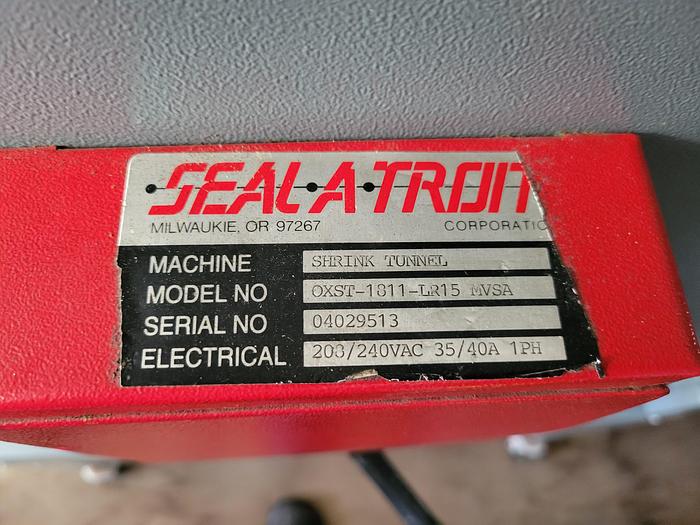 Used Seal-A-Tron OXST-1811-6R15 Shrink Tunnel