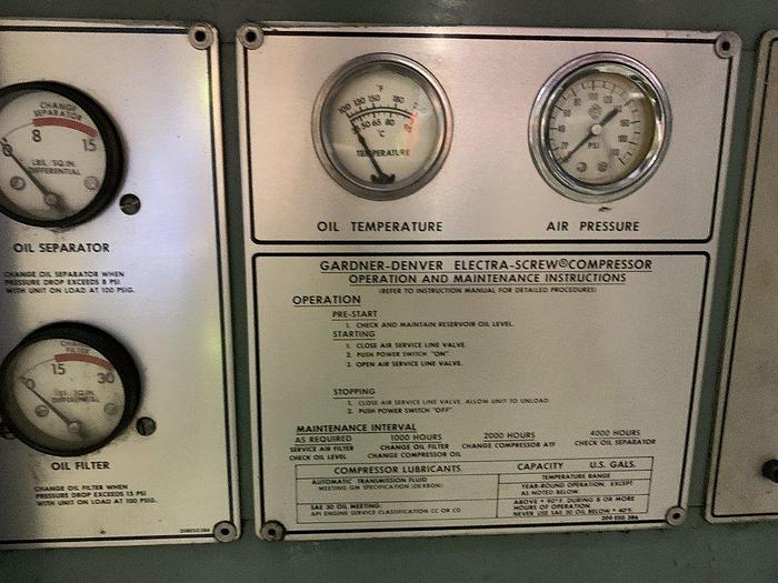 Used Gardner Denver Electra-Screw Compressor