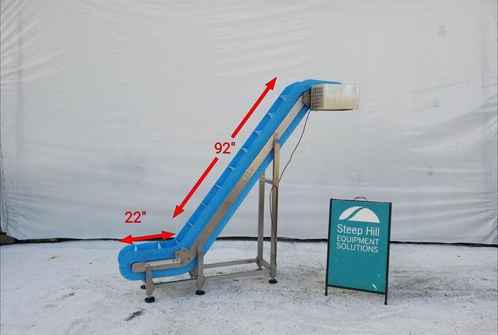 Used 8' Incline Conveyor