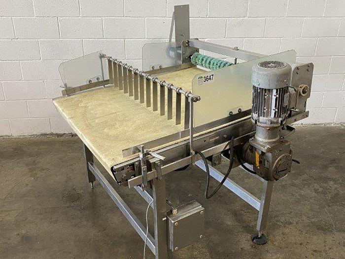 Used SIG-Transver 4' Flat Belt Conveyor