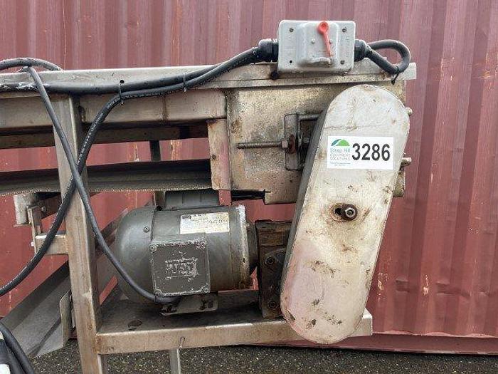 Used 15'L Incline Conveyor