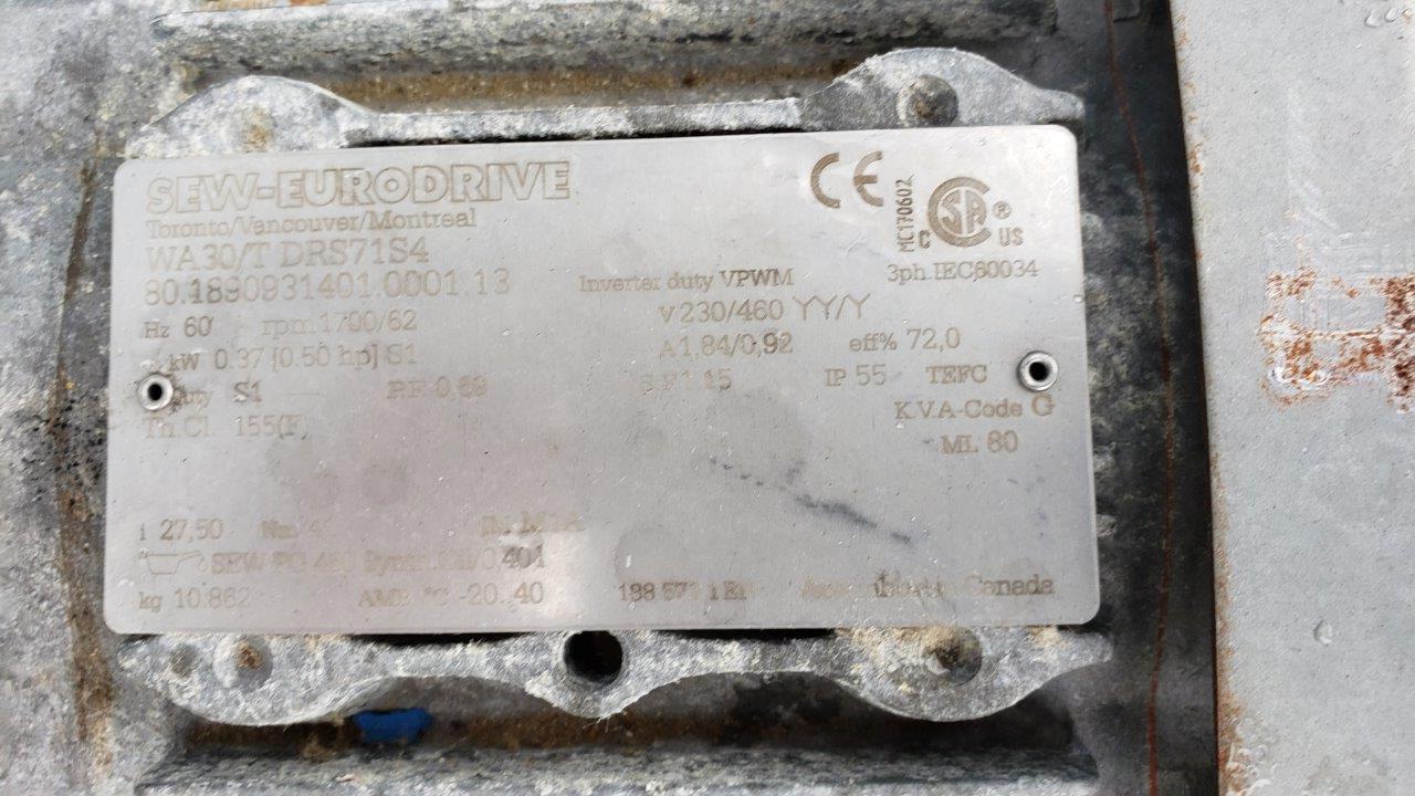 Used Incline Wire Conveyor