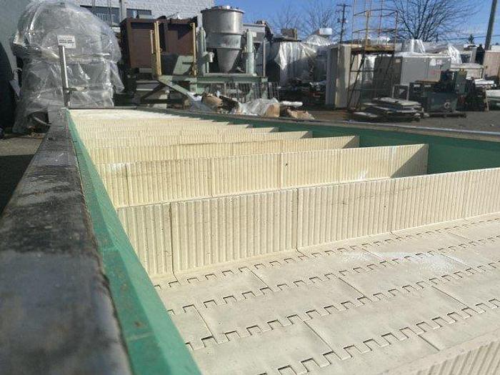 Used Bigtem Flighted Incline Conveyor