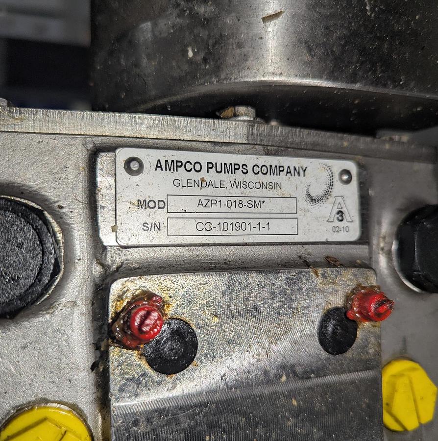 Used Ampco AZR1-018-SM PD Pump