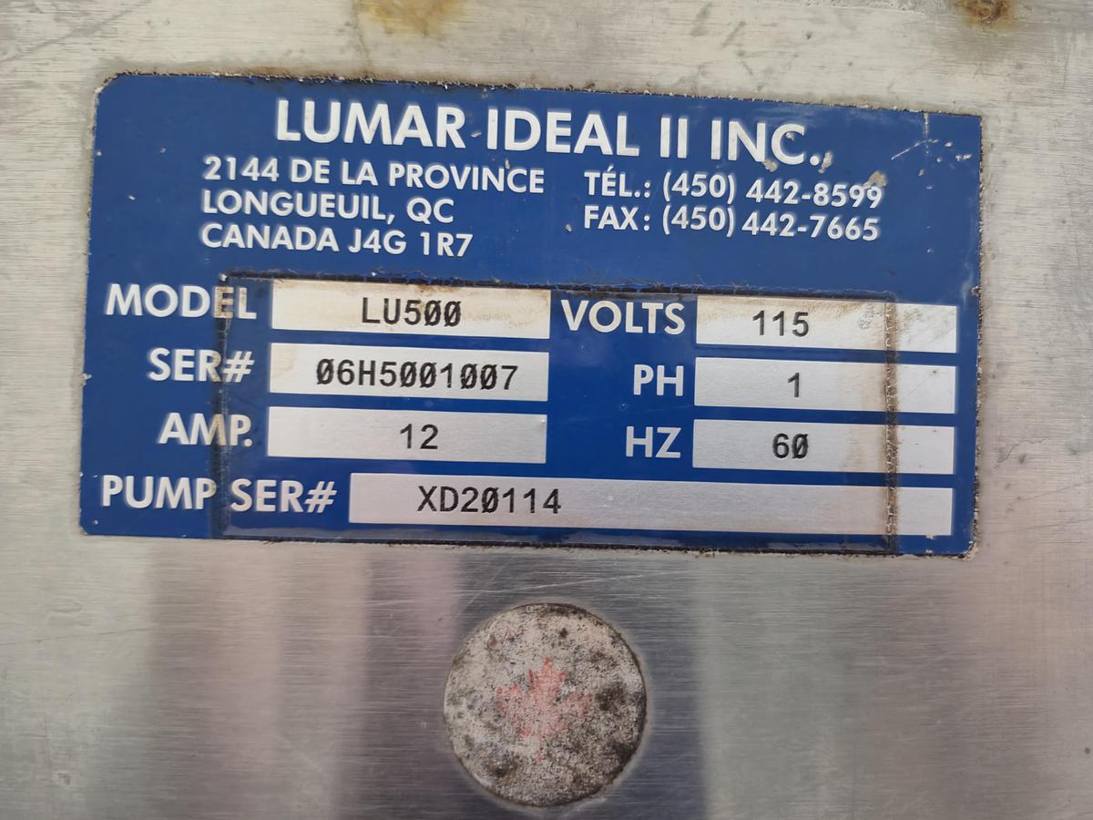 Used Lumar Ideal LU500 500 lb. Commercial Vacuum Tumbler