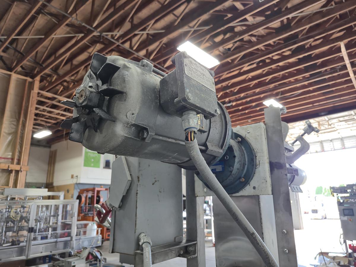 Used Flexicon Flexible Screw Conveyor Discharge Head & Drive