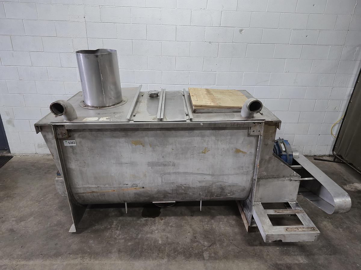 Used 35-50 Cu. Ft. Industrial Stainless Steel Horizontal Ribbon Blender