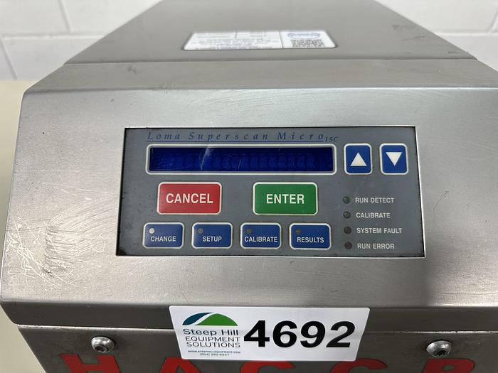 Used Loma Superscan Metal Detector