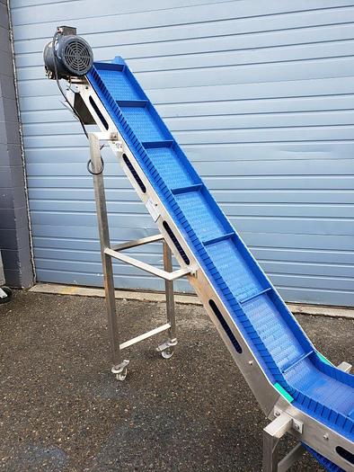 Used 6ft SS Incline Conveyor