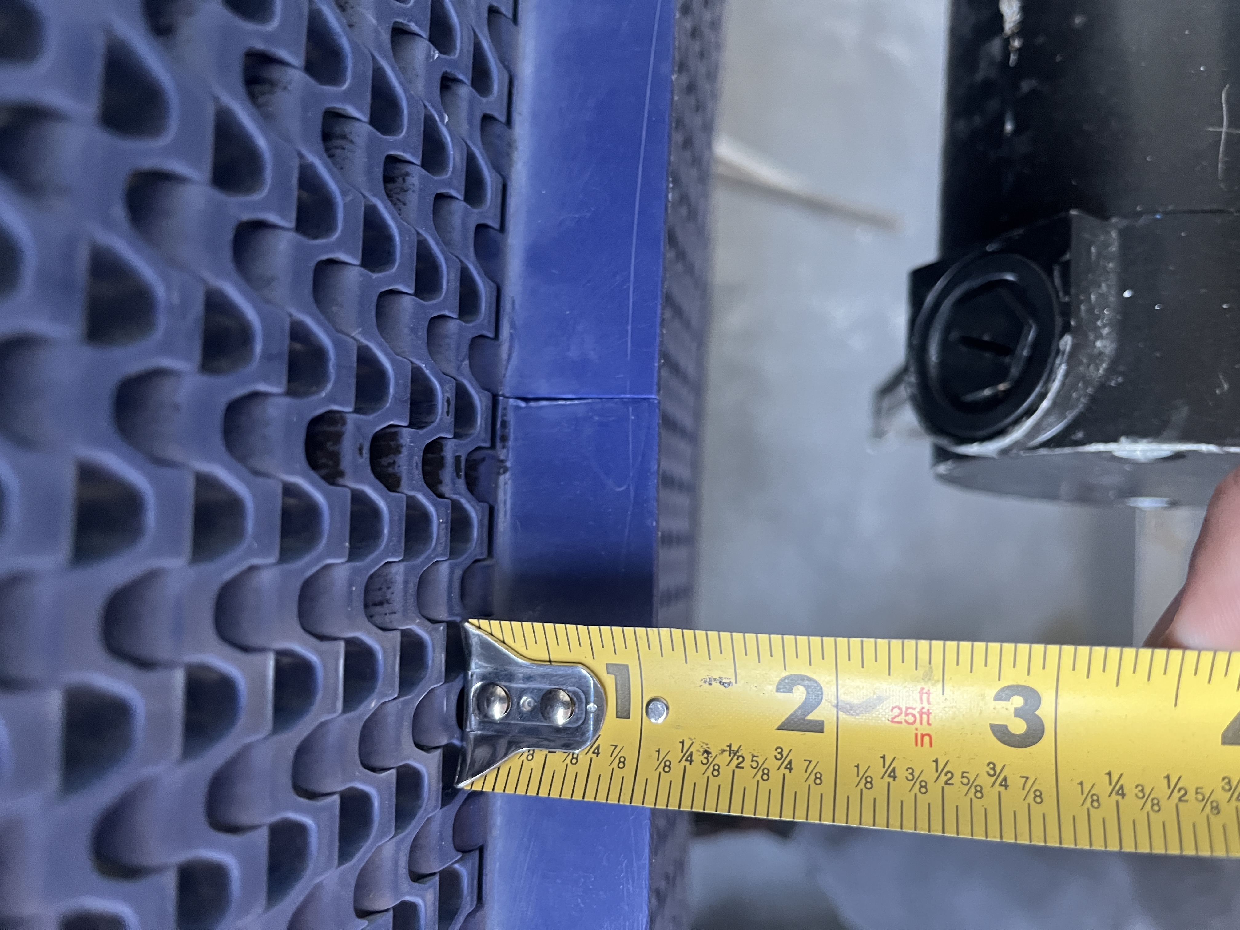 Used Cleated Incline Conveyor