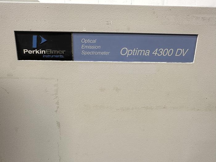 Used Perkin Elmer Spectrometer Optima 4300 DV