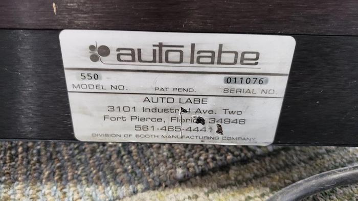 Used Auto Labe 550 Semi-Automatic Bottle Labeler with 280 Label Dispenser