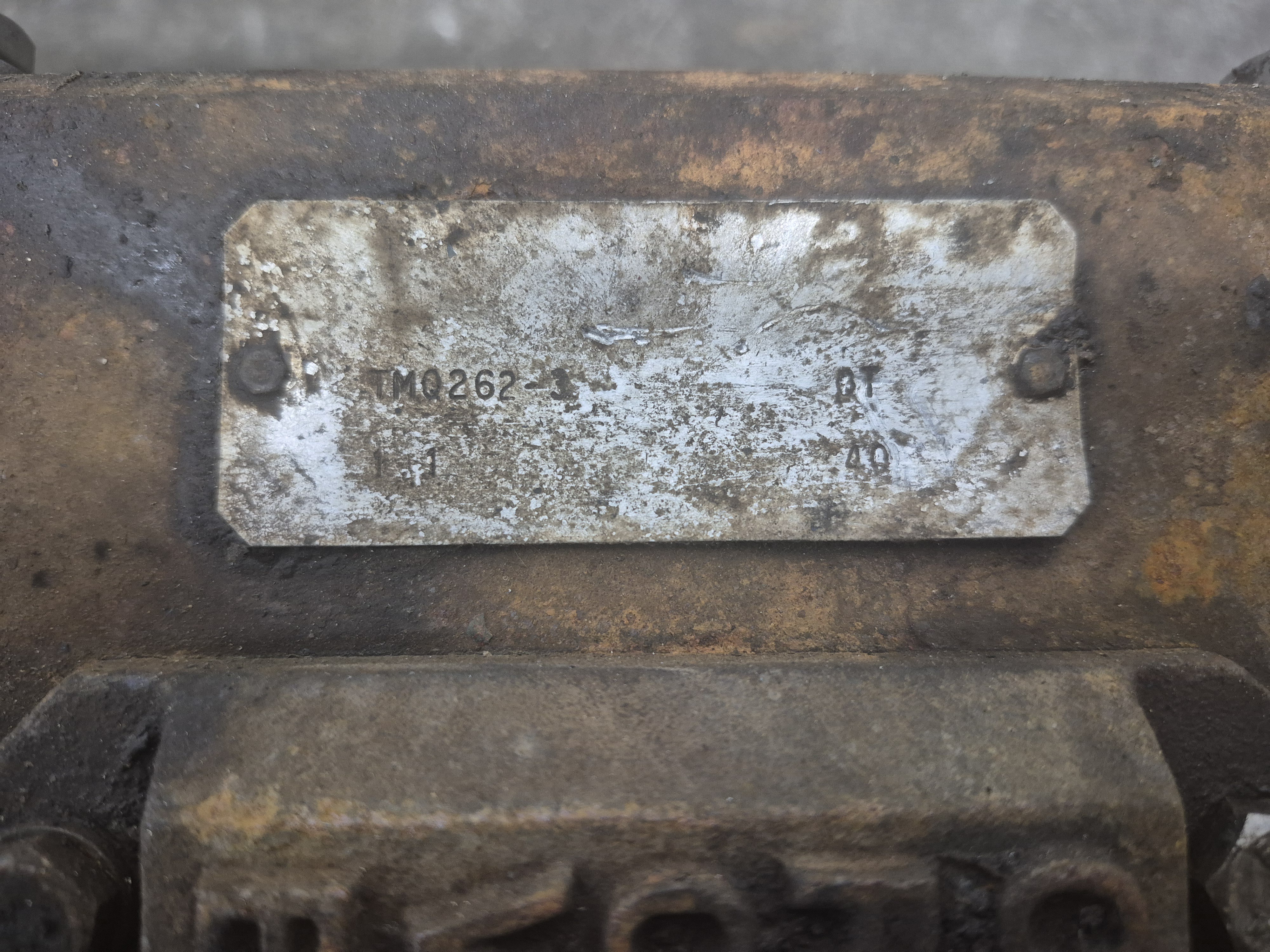 Used Washguard SST 2/1.5 HP Electric Motor with Grove Gear Reducer