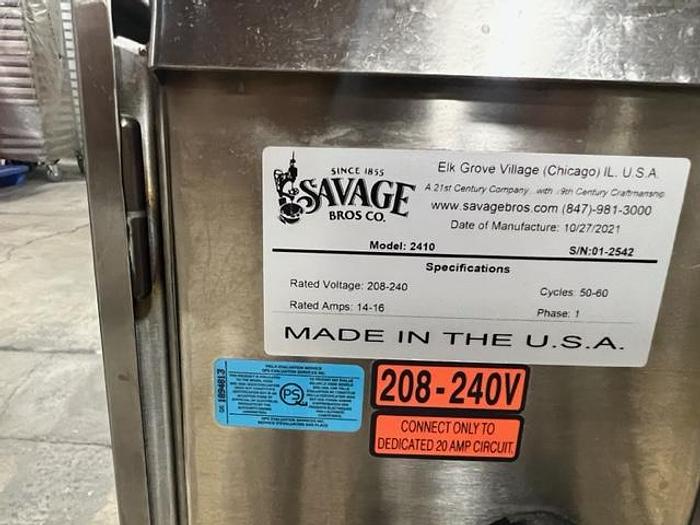 Used Savage FireMixer-14 Electric Cooker Mixers with Pinnacle De-Molder