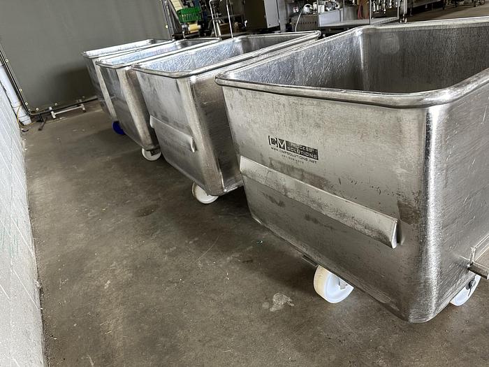Used Stainless Steel Meat Buggies