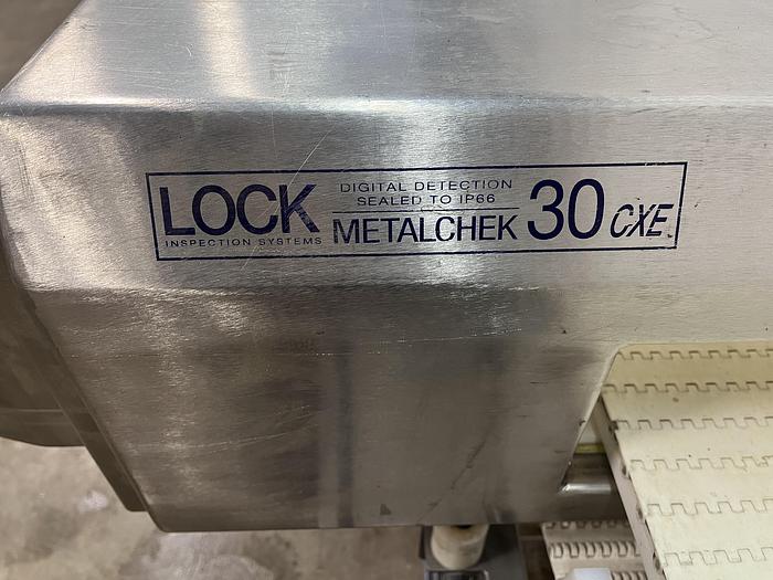 Used LOCK 30 CXE Metal Detector + 3' Conveyor