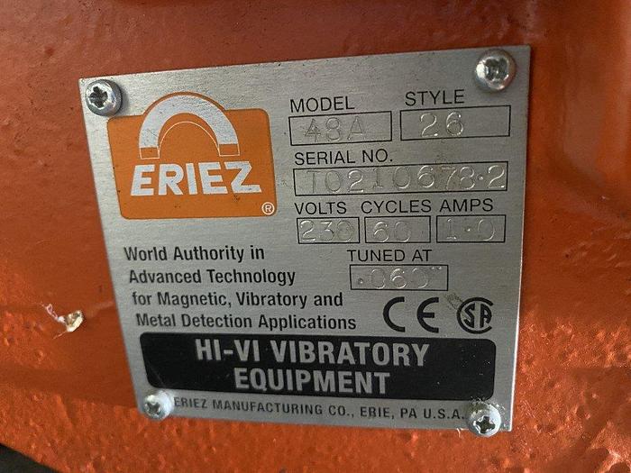 Used Eriez 48A Vibratory Feeder